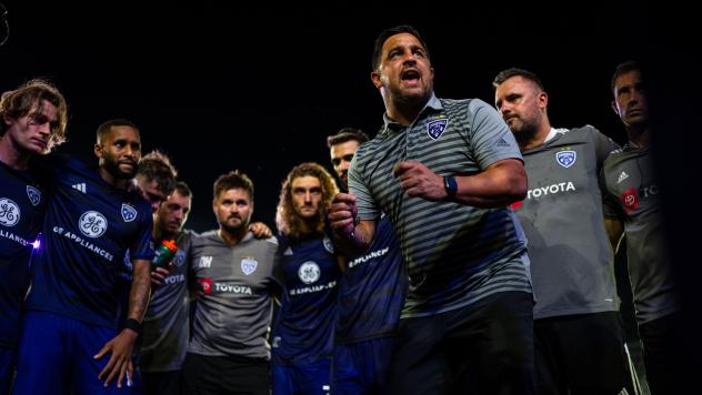 Louisville City FC Head Coach Danny Cruz