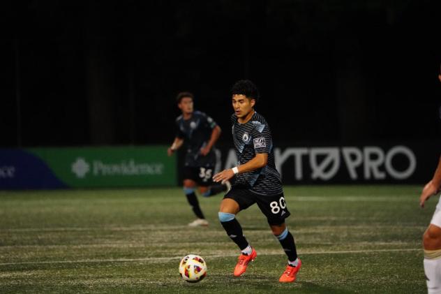 Tacoma Defiance's Chris Aquino in action
