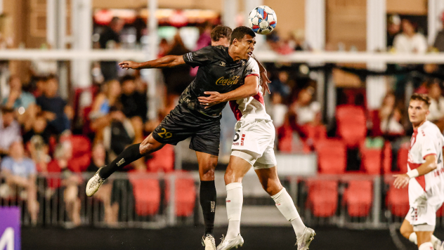 Birmingham Legion FC's Stefano Pinho in action