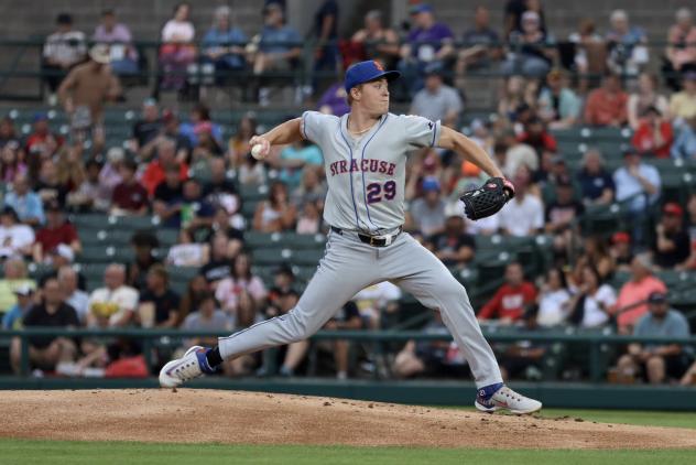 Syracuse Mets pitcher Blade Tidwell