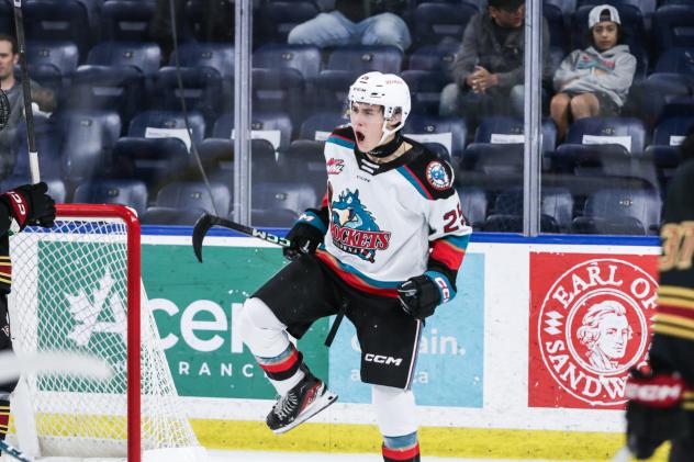 Jaxon Kehrig of the Kelowna Rockets
