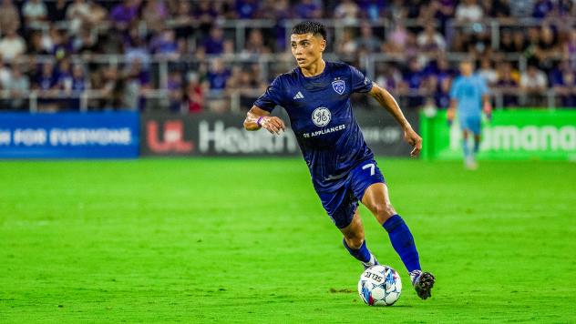 Louisville City FC forward Ray Serrano