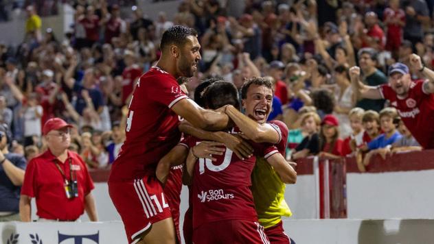 Richmond Kickers celebrate win