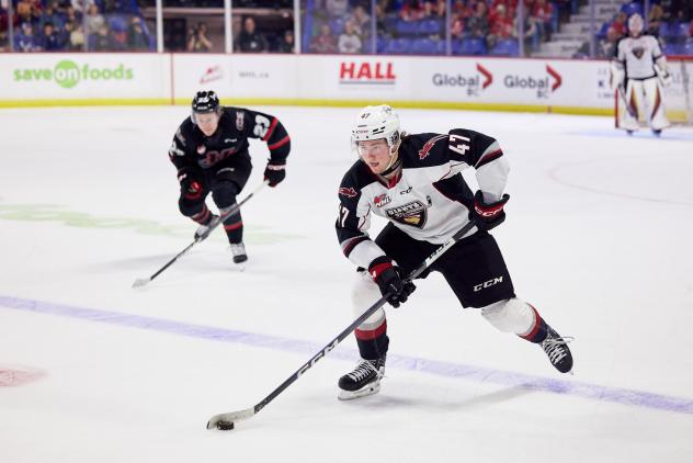 Mazden Leslie of the Vancouver Giants