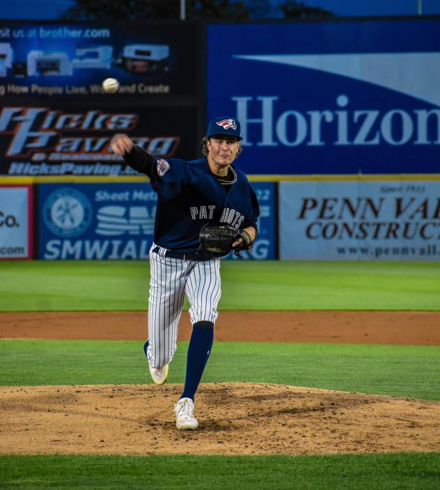 Somerset Patriots pitcher Cam Schlittler