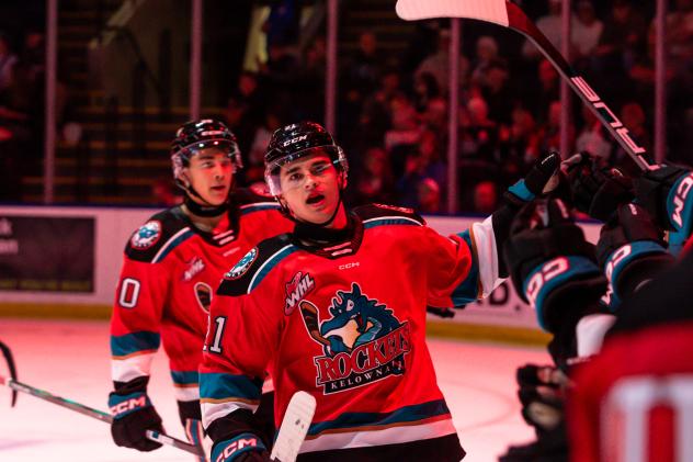 Kelowna Rockets forward Owen Folstrom