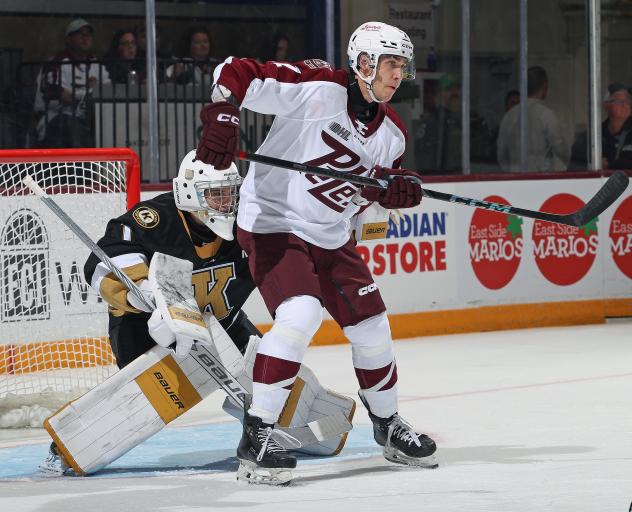 Peterborough Petes centre Chase Lefebvre