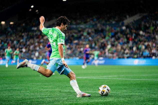 Sounders FC forward Paul Rothrock