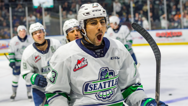 Seattle Thunderbirds left wing Arjun Bawa