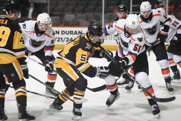 Lehigh Valley Phantoms battle the Wilkes-Barre/Scranton Penguins