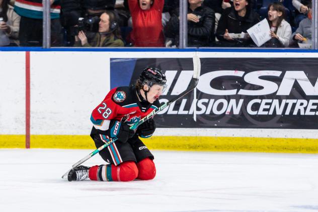 Kelowna Rockets forward Andrew Cristall