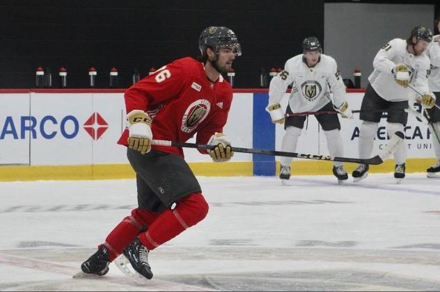 Trent Swick in Vegas Golden Knights Training Camp