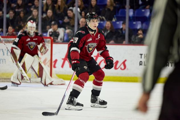 Former Vancouver Giants captain Sam Honzek