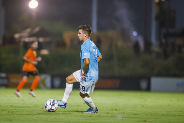 Colorado Springs Switchbacks midfielder Aidan Rocha