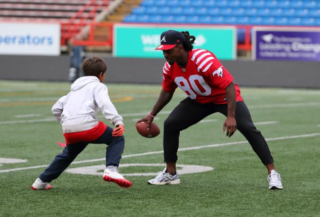 Calgary Stampeders receiver Marken Michel