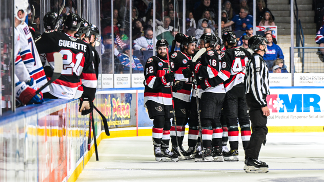 Belleville Senators on the ice