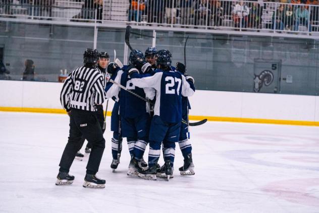 Worcester Railers celebrate win