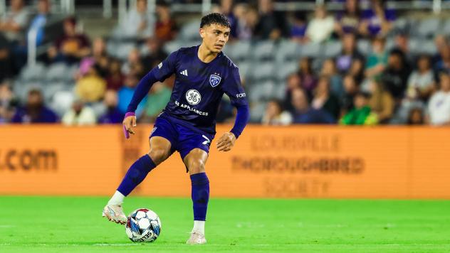 Louisville City FC forward Ray Serrano