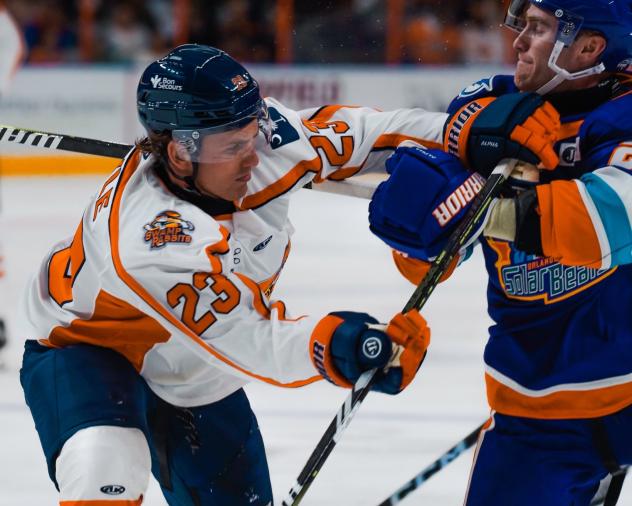 Greenville Swamp Rabbits' Max Coyle in action