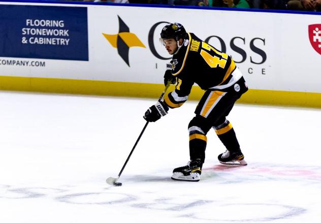 Wheeling Nailers' Sam Houde on game night