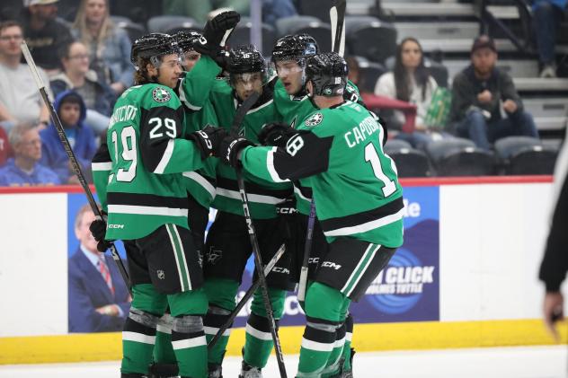 Texas Stars celebrate win