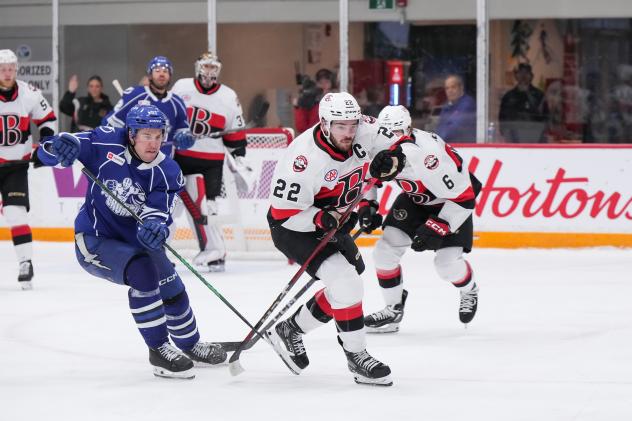 Belleville Senators centre Garrett Pilon