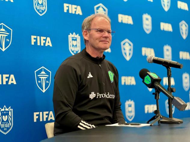 Sounders FC Head Coach Brian Schmetzer