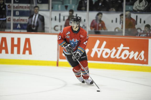 Mikael Backlund with the Kelowna Rockets