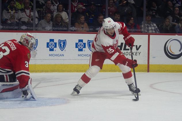 Grand Rapids Griffins' Dominik Shine in action