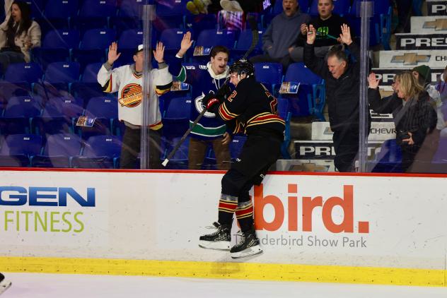 Vancouver Giants' Colton Alain in action