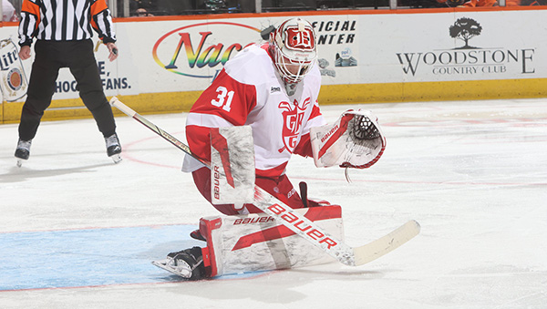 Grand Rapids Griffins goaltender Carter Gylander