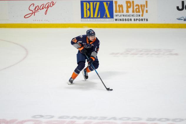 Flint Firebirds left wing Matthew Wang