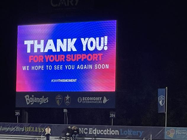 North Carolina Courage bid goodbye to their fans following the season finale