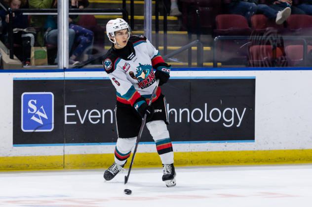 Jackson Gillespie of the Kelowna Rockets