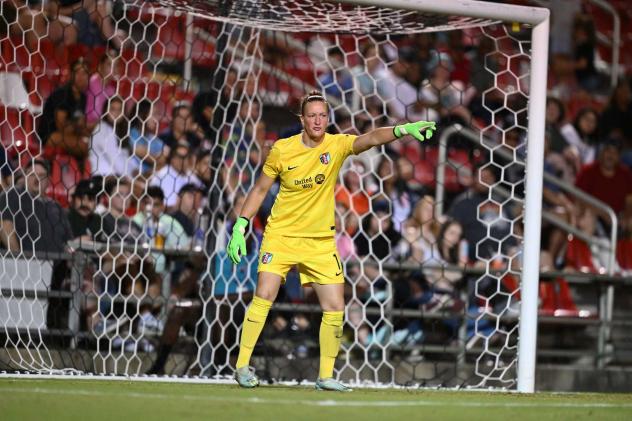Kansas City Current goalkeeper Almuth Schult