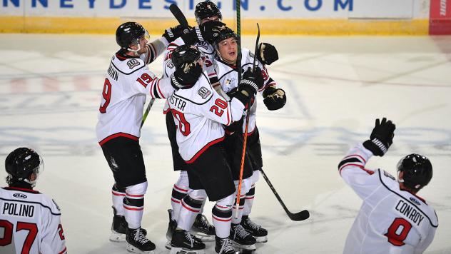 Adirondack Thunder celebrate win