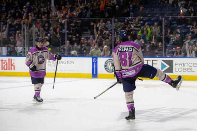 Worcester Railers' Anthony Repaci on game night