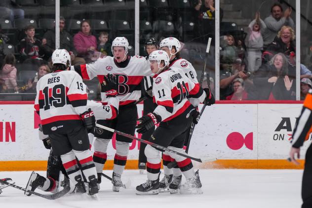 Belleville Senators celebrate win