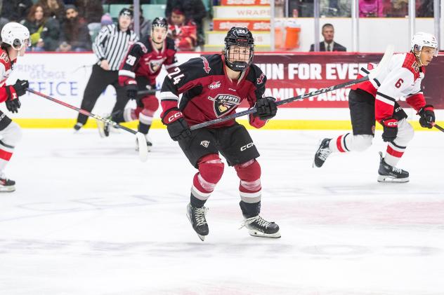 Vancouver Giants' Blake Chorney in action