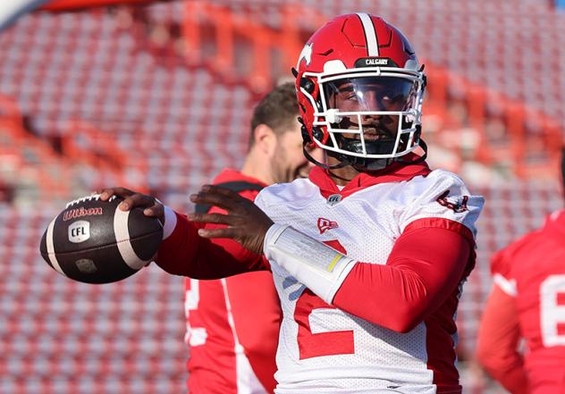 Calgary Stampeders quarterback P.J. Walker