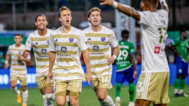 Louisville City FC celebration