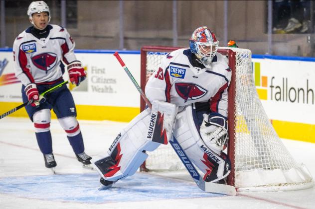 South Carolina Stingrays goaltender Garin Bjorklund