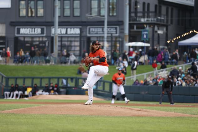 Dayton Dragons pitcher Rhett Lowder