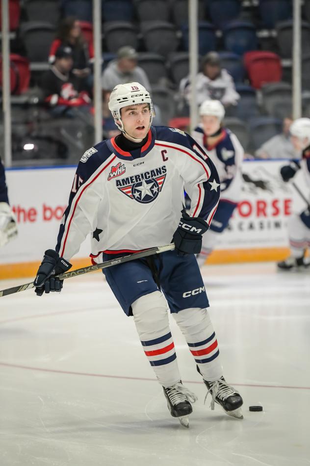 Tri-City Americans captain Jake Sloan