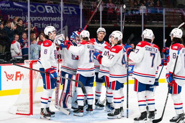 Spokane Chiefs celebrate win