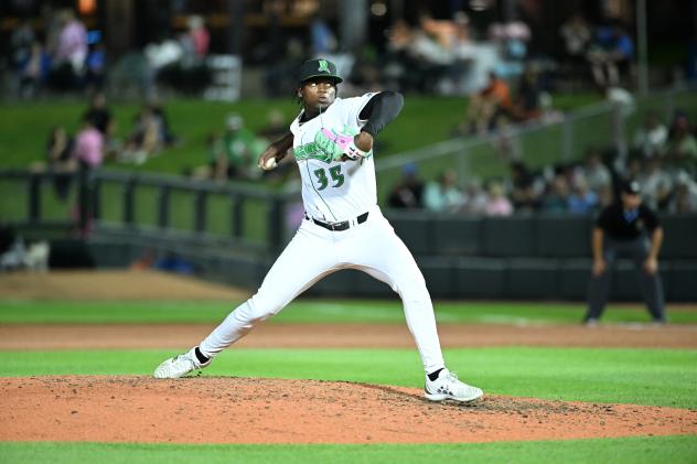 Dayton Dragons pitcher Luis Mey