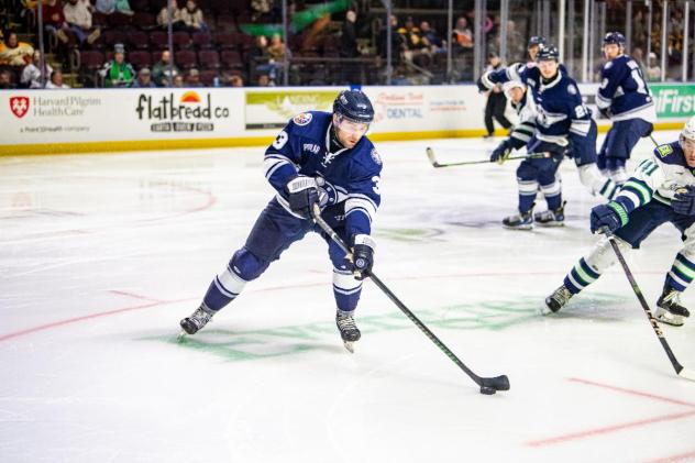 Worcester Railers forward Lincoln Hatten