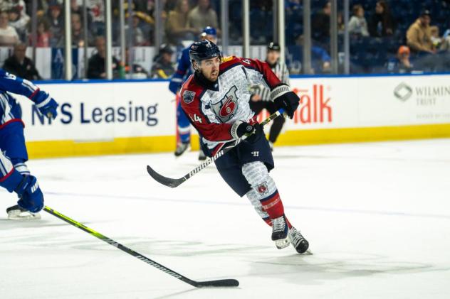 Worcester Railers' Anthony Callin in action