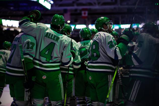 Florida Everblades celebrate win