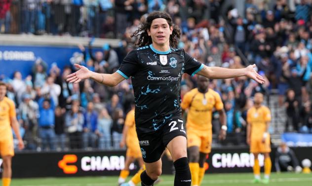 Colorado Springs Switchbacks FC forward Juan Tejada